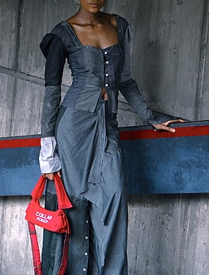 Paneled Blouse Skirt Dress Paneled Blouse Skirt Dress