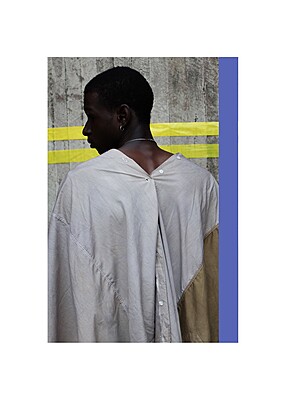 Upcycled Poncho Agbada in Tan Upcycled Poncho Agbada in Tan