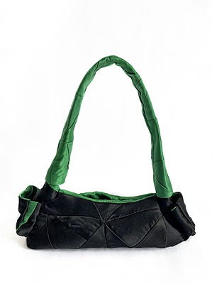 Colour Block Patchwork Satin Bag Colour Block Patchwork Satin Bag