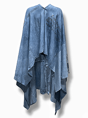 Graphic Panel Agbada Poncho Graphic Panel Agbada Poncho