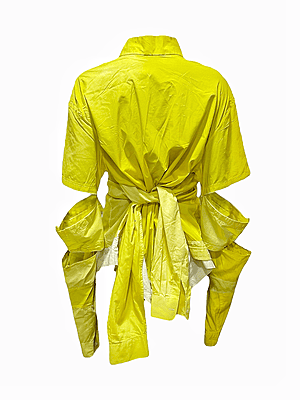 Back Tie Shirt with Double vented sleeves Back Tie Shirt with Double vented sleeves