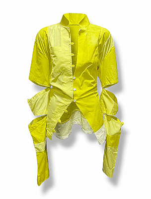 Back Tie Shirt with Double vented sleeves Back Tie Shirt with Double vented sleeves