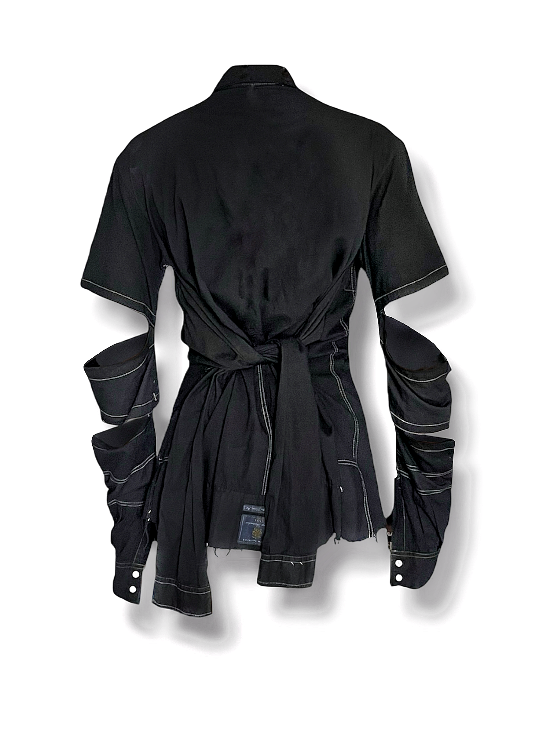 Back Tie Jacket with Double Vented Sleeves-2XL, image 1