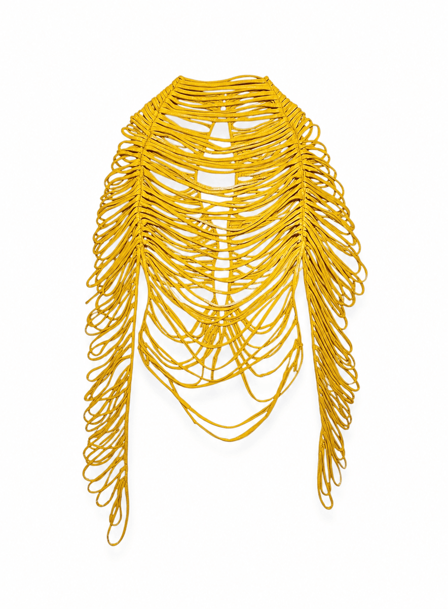 Off-cut Yarn String Top-custom( provide measurememts at checkout)