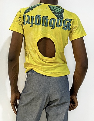 Face Back Tee in Yellow (FIRST come First Serve) Face Back Tee in Yellow (FIRST come First Serve)