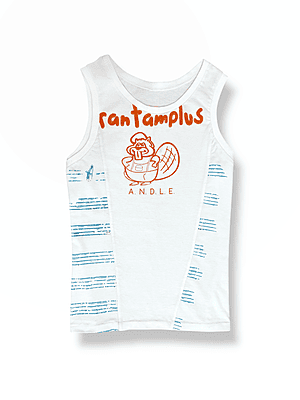 Graphic Panel Tank with sleeve extensions Graphic Panel Tank with sleeve extensions