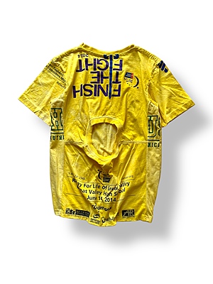 Face Back Tee in Yellow (FIRST come First Serve)