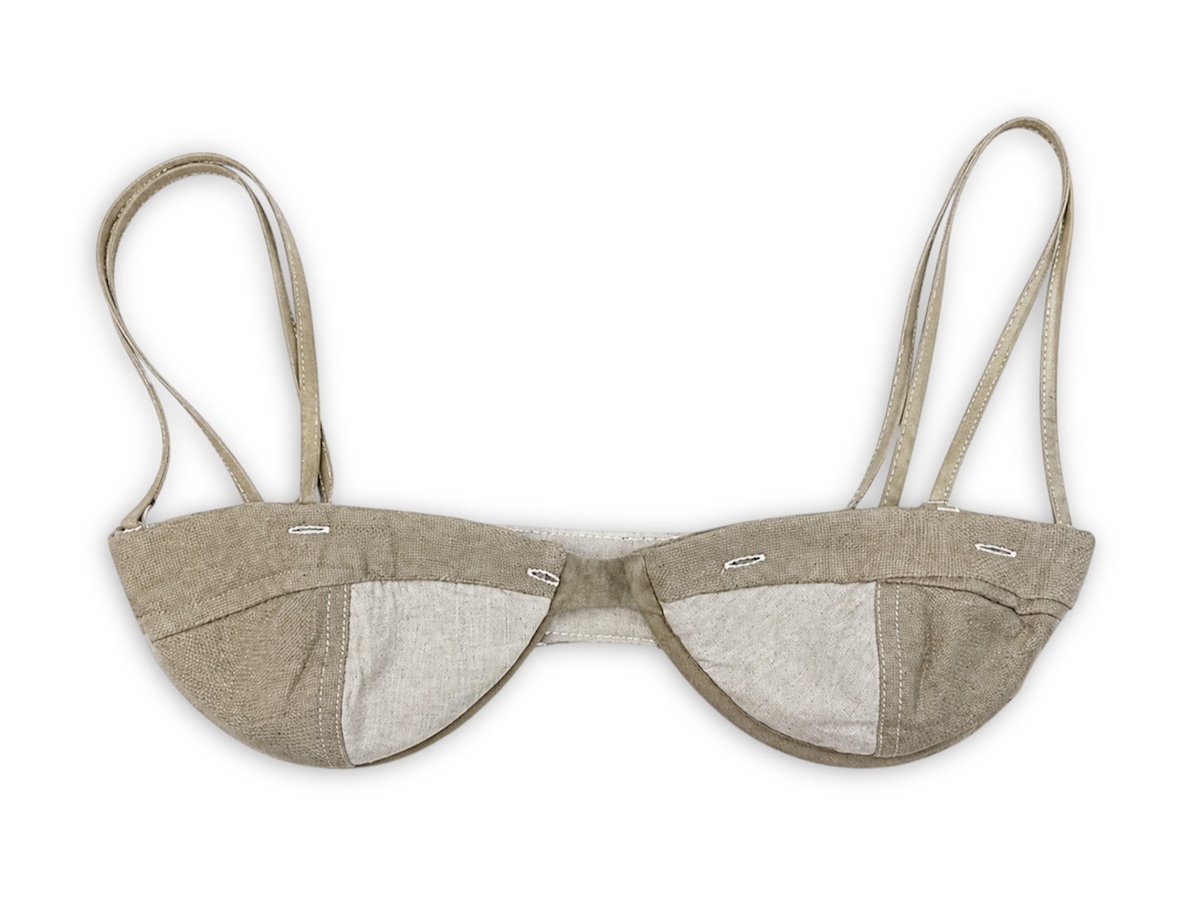Reconstructed Buttoned Down Bra-xl